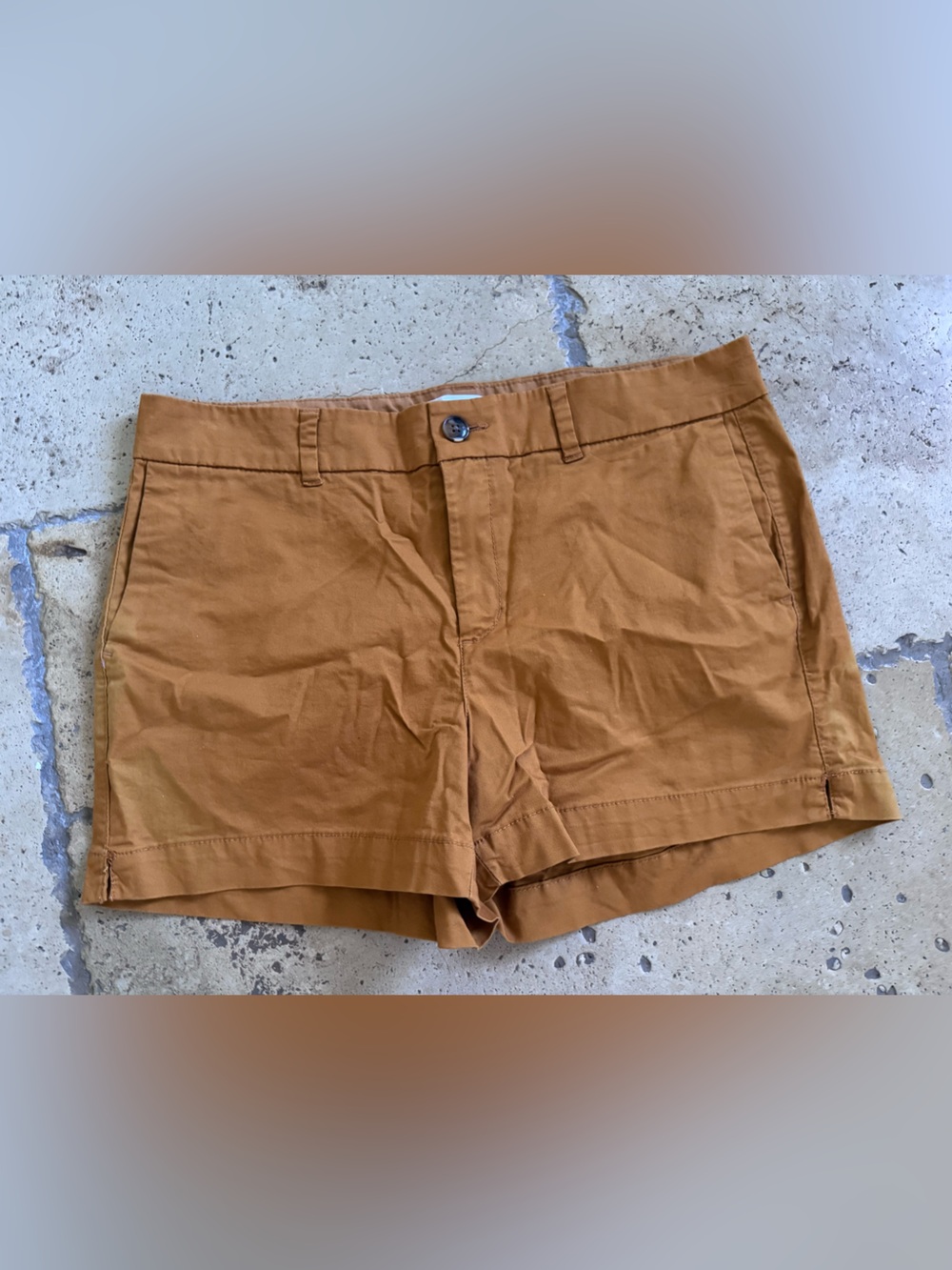 Old Navy Everyday Shorts Stretch Yellow Orange Women's 12